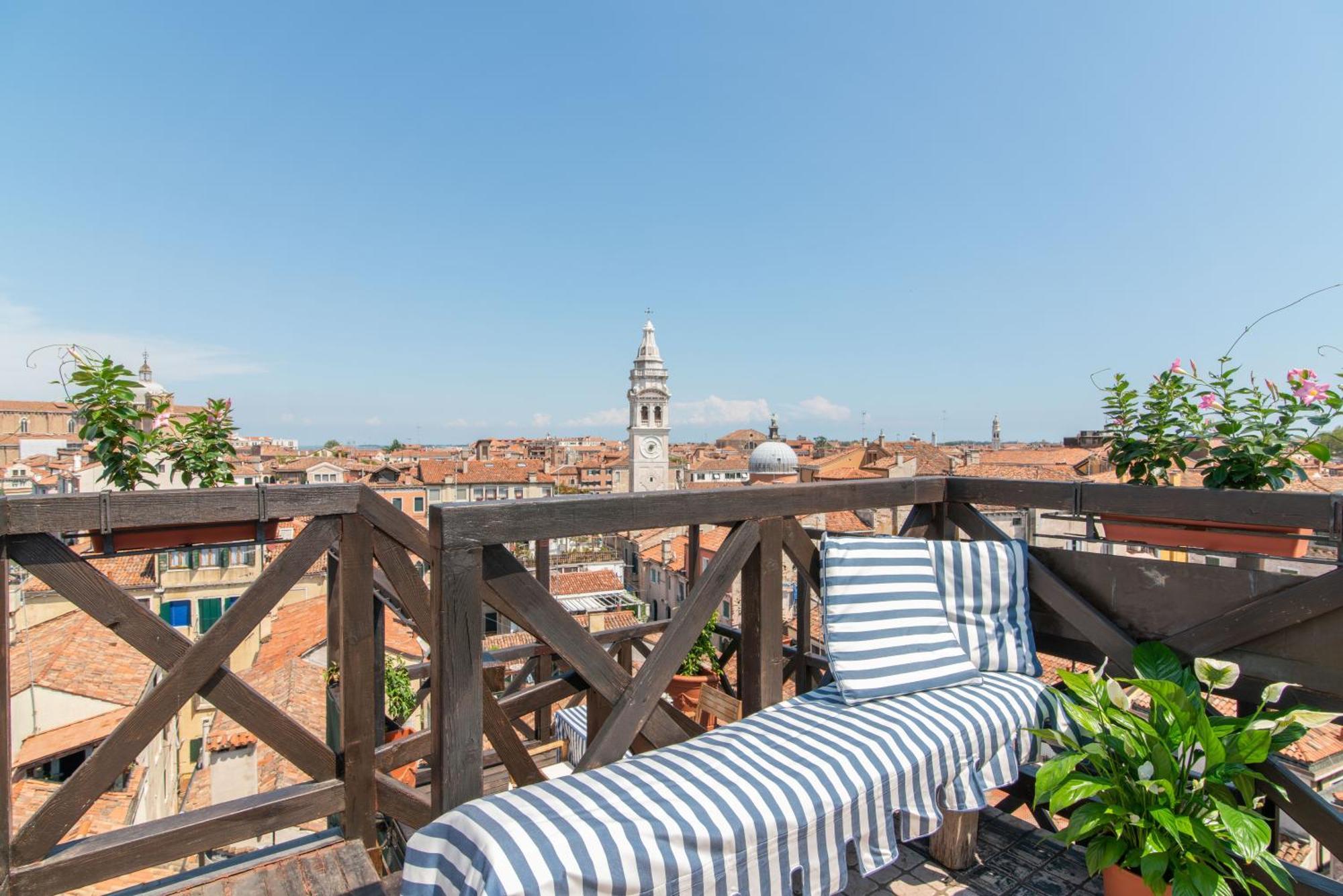 Penthouse With Rooftop Terrace And 360 Views Of Venice - Venice5Th Esterno foto